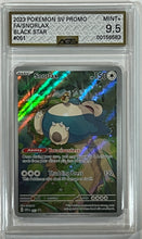 Load image into Gallery viewer, Snorlax POKEMON CENTER 2022 Pokemon Scarlet and Violet Promos 051 AFS 9.5 Mint +
