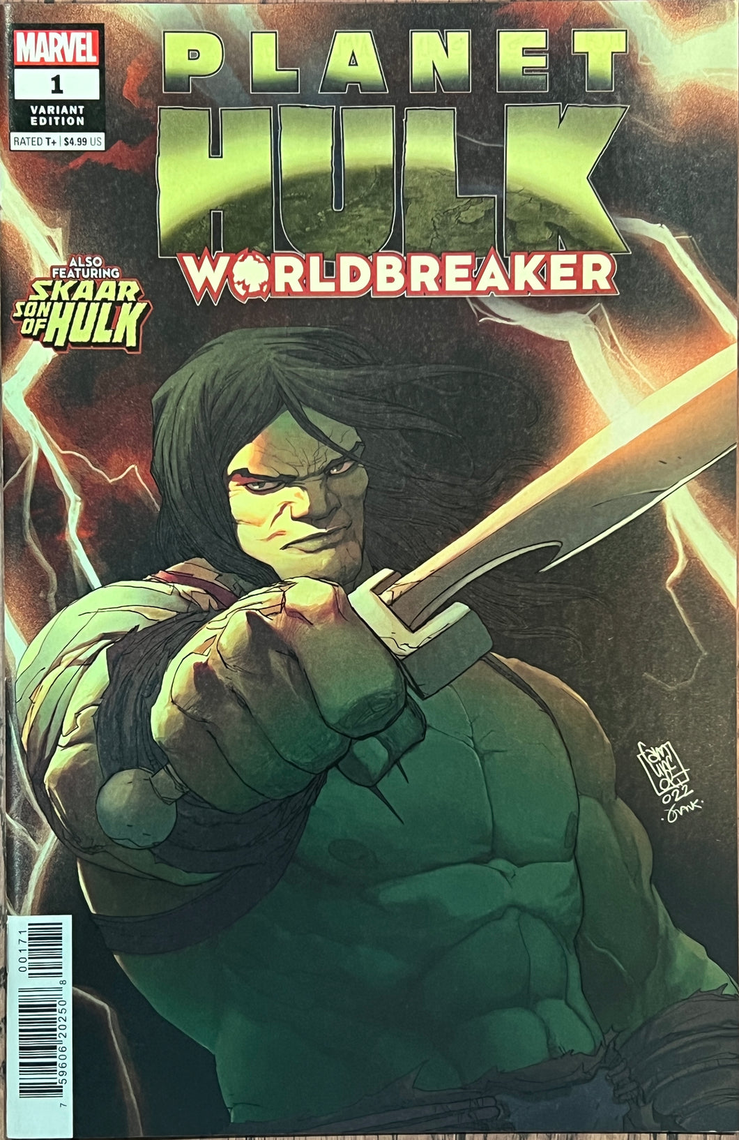Planet Hulk Worldbreaker #1 Camuncoli Variant