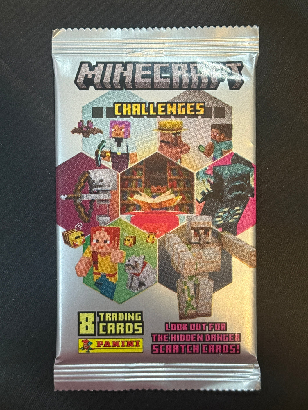Minecraft Trading card pack (Panini) 8 cards per pack