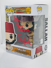 Load image into Gallery viewer, Sallah 1352 Indiana Jones funko pop signed by John Rhys Davies (2)
