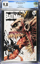 Load image into Gallery viewer, CGC 9.8 Absolute Batman #15 Tyler Kirkham exclusive limited to 3,000
