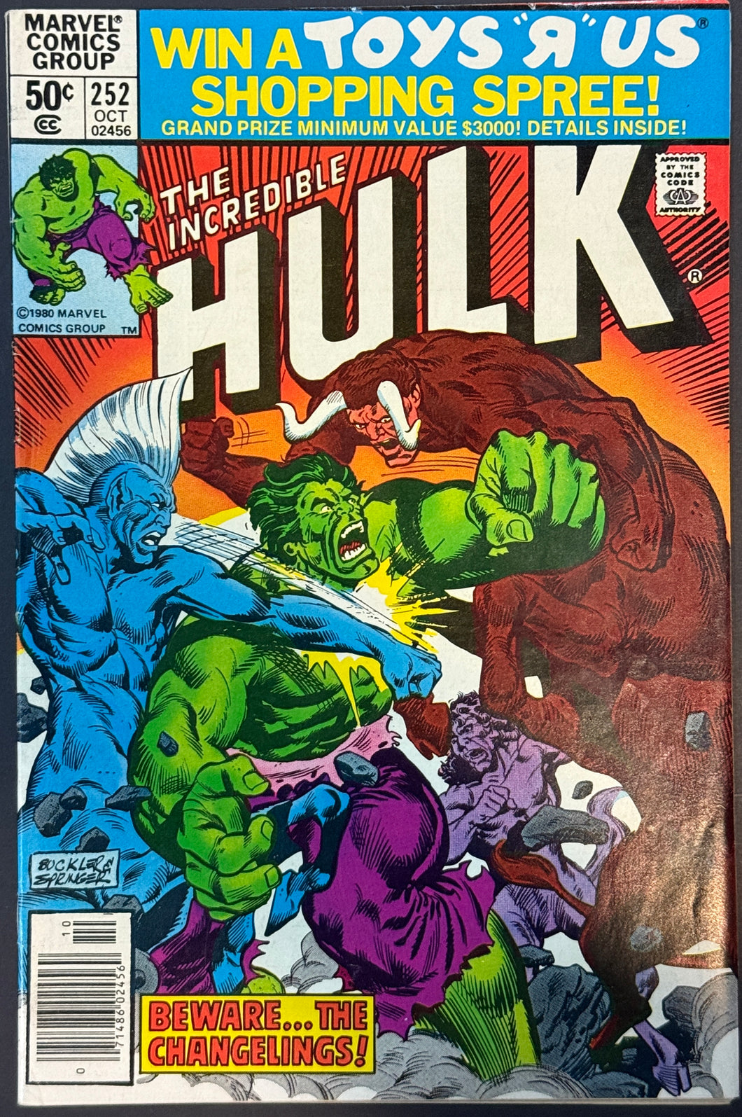 Incredible Hulk #252 (1980) Newsstand