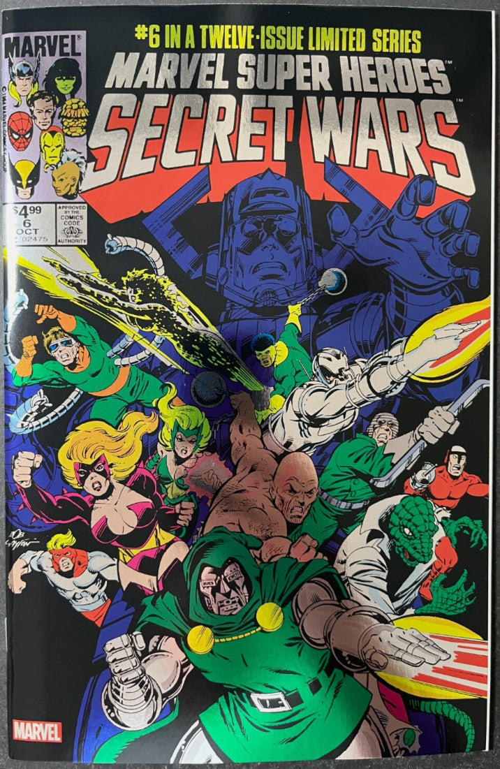 Marvel Super Heroes Secret Wars #6 (1984) Facsimile Edition Foil Cover