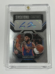 Isaiah Livers #SS-IL 2022 Panini Prizm Sensational Signatures