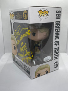 Ser Brienne of Tarth 87 Game of Thrones Box Lunch Exclusive signed by Gwendoline Christie with quote