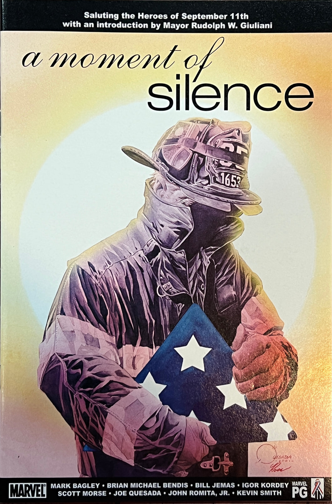 Moment of Silence (2002) #1 cover by Joe Quesada & Alex Ross