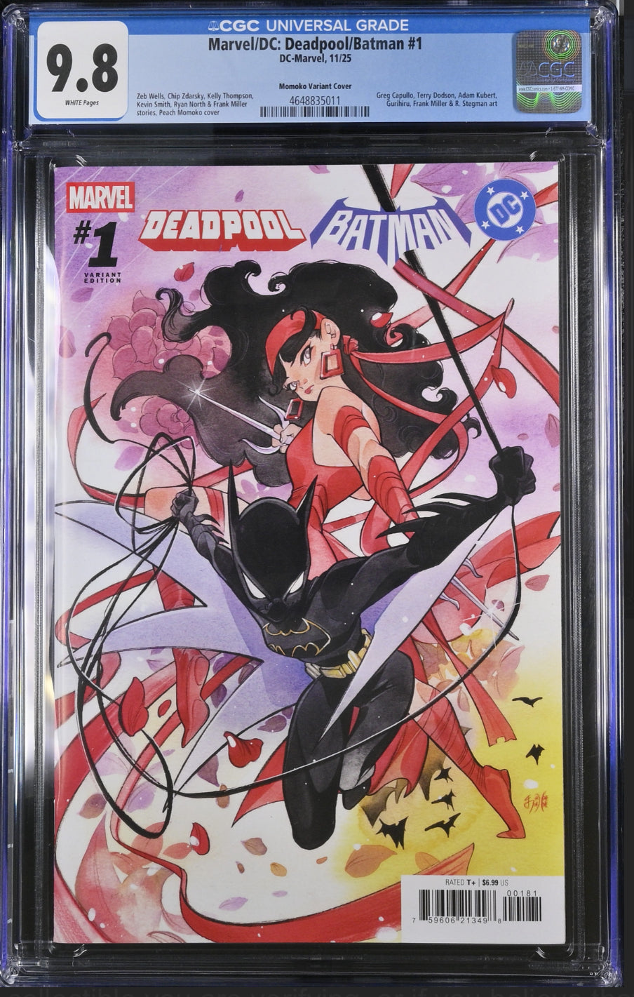 CGC 9.8 Deadpool / Batman #1 Peach Momoko cover