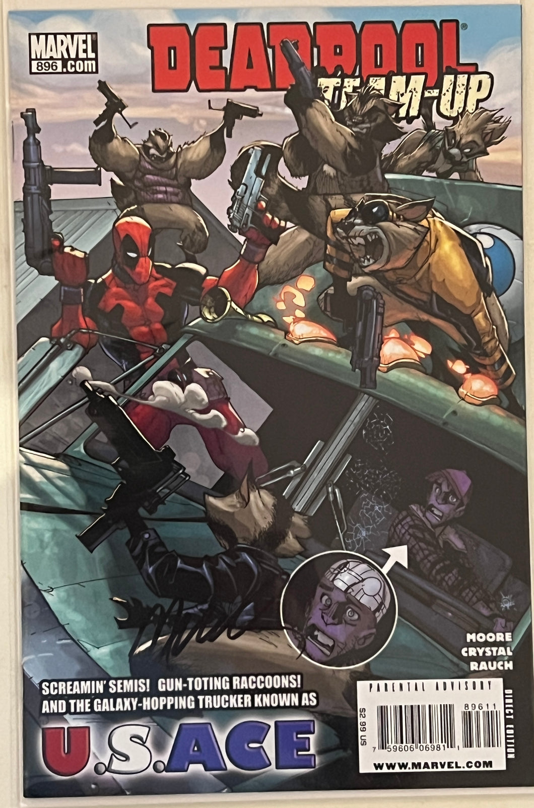 Deadpool Team-Up #896 signed by Humberto Ramos