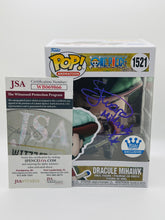 Load image into Gallery viewer, Dracule Mihawk 1521 One Piece Funko exclusive funko pop signed by Steven John Ward
