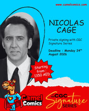 Load image into Gallery viewer, Nicolas Cage - CGC Signature Series Comic (Due by August 24th)
