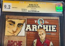 Load image into Gallery viewer, CGC SS 9.2 Archie #1 signed by Mark Waid &amp; Joe Eisma

