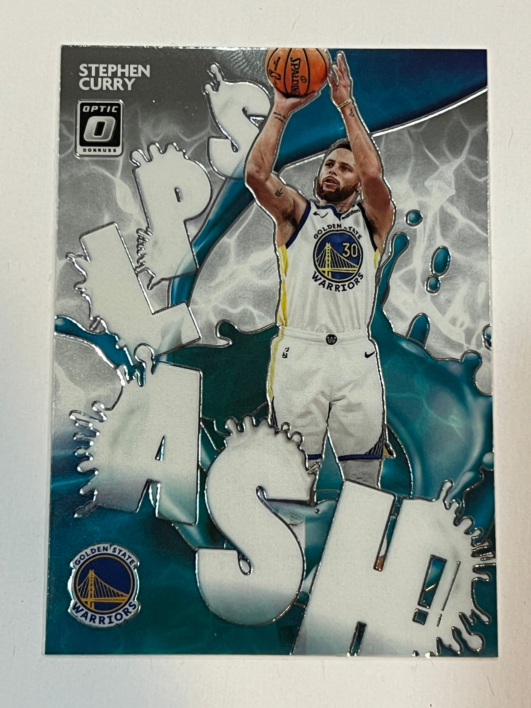 Stephen Curry #3 2020 Panini Donruss Optic Splash