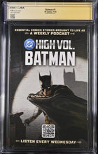 Load image into Gallery viewer, CGC x JSA 9.8 Batman #1 Kubert Variant signed by Andy Kubert 1:25 Incentive Ratio
