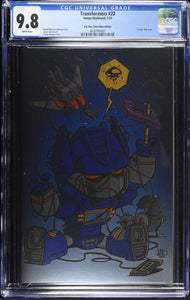 CGC 9.8 Transformers #22 Freely Abrigo Virgin Foil San Diego Comic Con 2025 exclusive limited to 300