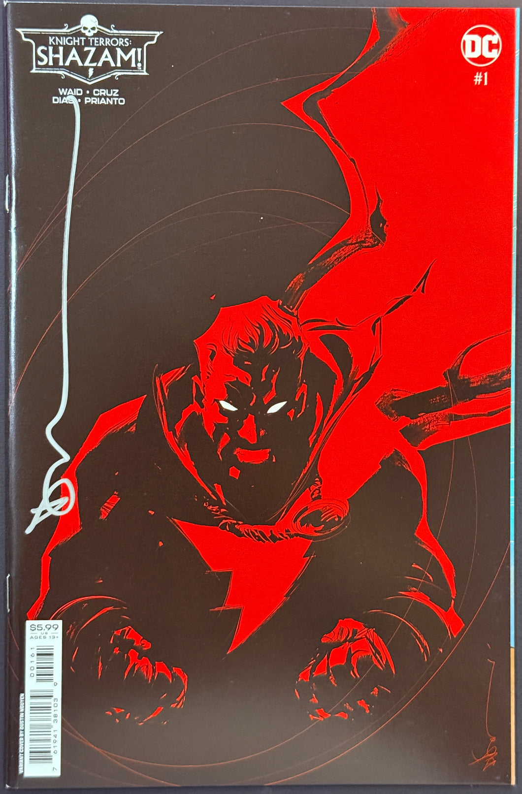 Knight Terrors: Shazam #1 signed by Dustin Nguyen