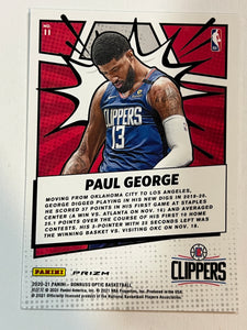 Paul George [Holo] #11 2020 Panini Donruss Optic My House