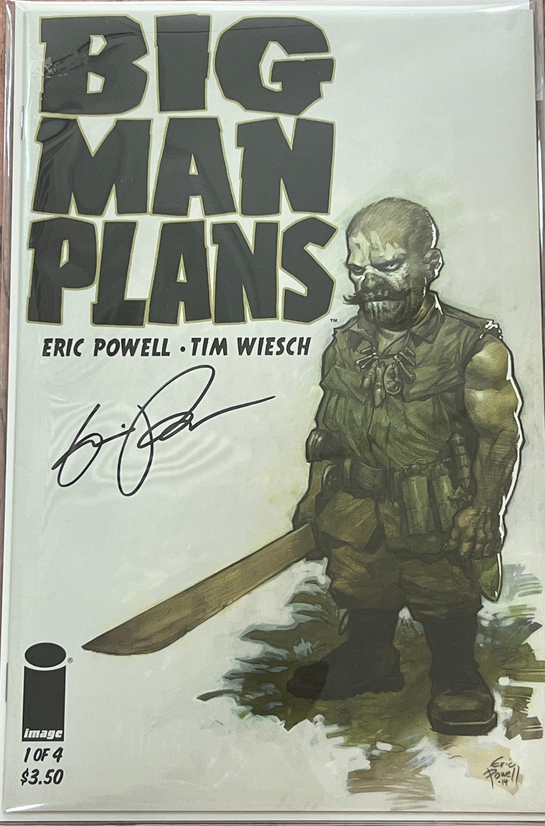 Big Man Plans #1 signed by Eric Powell