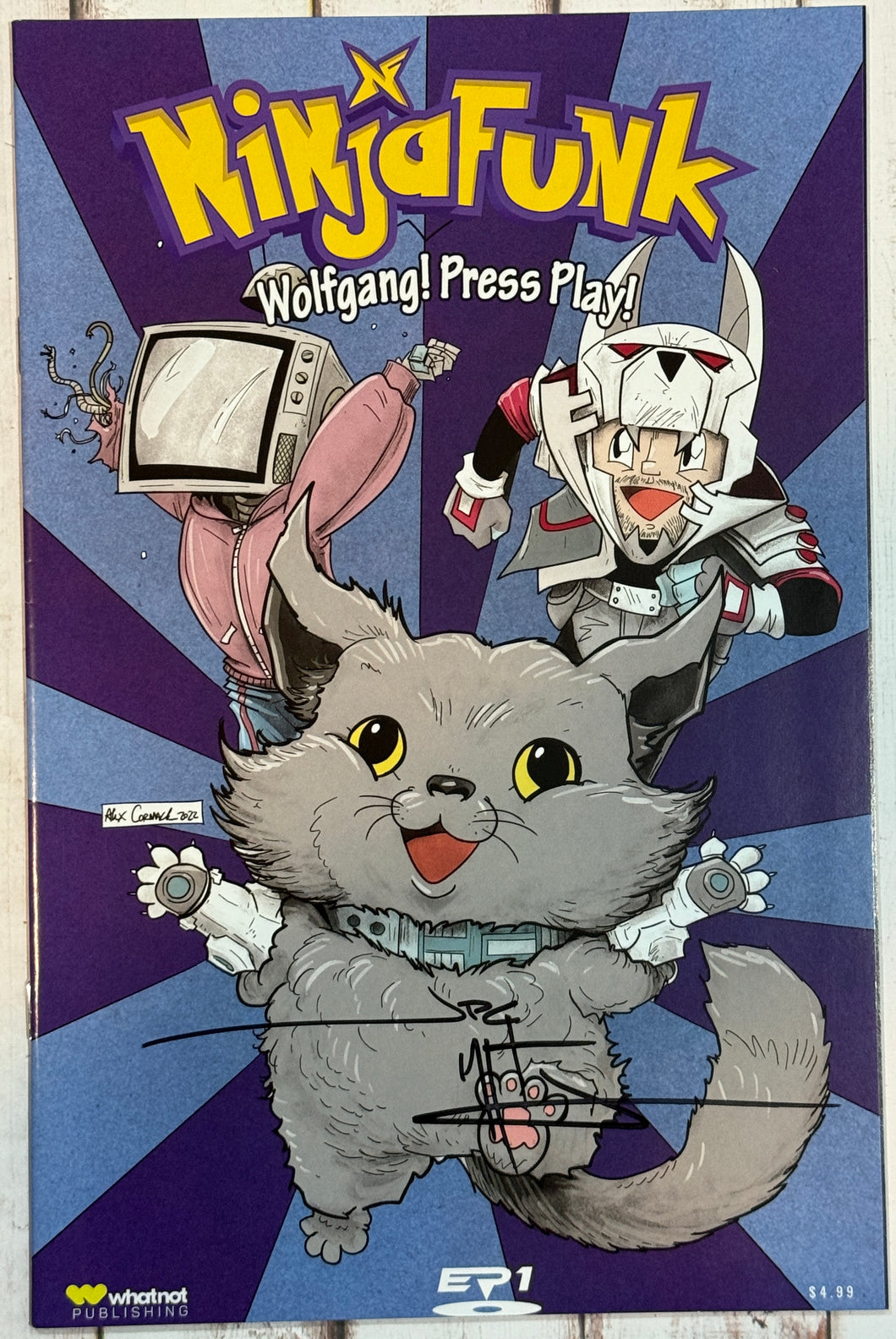 Ninja Funk #1 Cormack Variant Signed by JPG