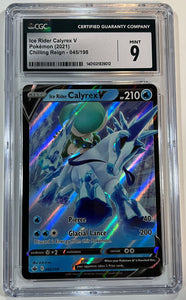 Ice Rider Calyrex V 045/198 Chilling Reign (2021) CGC 9 Mint