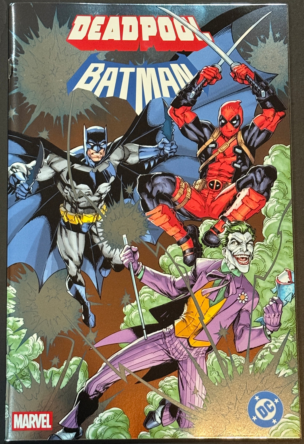 Deadpool Batman #1 Mark Bagley Foil Cover