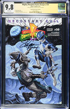 Load image into Gallery viewer, CGC x JSA 9.8 Mighty Morphin Power Rangers #50 Blue Ranger Edition signed by Actor Steve Cardenas
