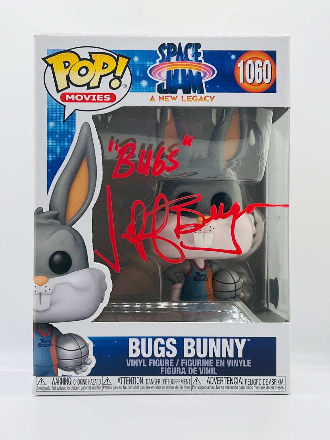 Bugs Bunny 1060 Space Jam a new legacy funko signed by Jeff Bergman (2)