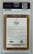 Load image into Gallery viewer, 2023 Bowman Chrome U Bronny James Prodigal Playmakers Prospect #PP1 PSA 5 EX
