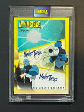 Load image into Gallery viewer, Keepsake Invincible LACC Exclusive Signagraph Hand Numbered Card /100 - Mauler Twins CC-21 45/100
