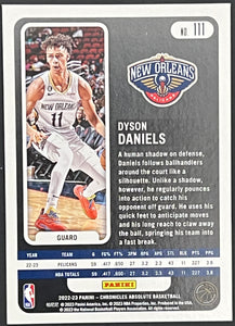 Dyson Daniels #111 2022 Panini Chronicles