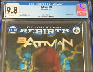 CGC 9.8 Batman #21 Lenticular cover