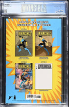 Load image into Gallery viewer, CGC 9.9 Invincible #1 Johnny Desjardins exclusive limited to 1500 with invincible custom label
