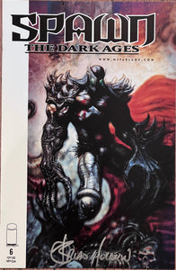 Spawn The Dark Ages #6 signed by Brian Holguin