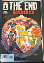 Load image into Gallery viewer, The End 2099 #1 David Marquez cover signed by Steve Orlando
