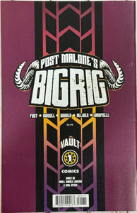 Post Malone's Big Rig #1 signed by Daniel Warren Johnson