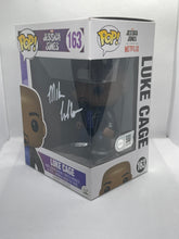 Load image into Gallery viewer, Luke Cage 163 Jessica Jones Funko Pop signed by Mike Colter
