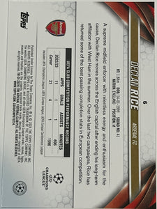 Declan Rice #6 2023 Topps UEFA Club