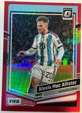 Load image into Gallery viewer, 2023-24 Donruss Alexis Mac Allister Optic Red Prizm #122/299 Argentina
