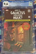 Load image into Gallery viewer, CGC 9.6 What If ? Galactus Transformed Hulk #1 2025 Marvel Comics 1st Print Mark Bagley Variant
