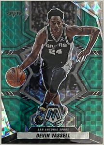 Devin Vassell [Green] #36 2021 Panini Mosaic