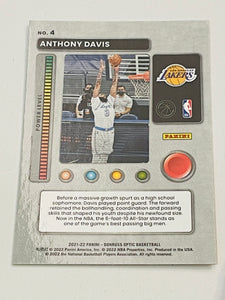 Anthony Davis #4 2021 Panini Donruss Optic T Minus 3 2 1