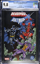 Load image into Gallery viewer, CGC 9.8 Marvel/DC: Deadpool/ Batman #1 Mark Bagley Foil Variant cover
