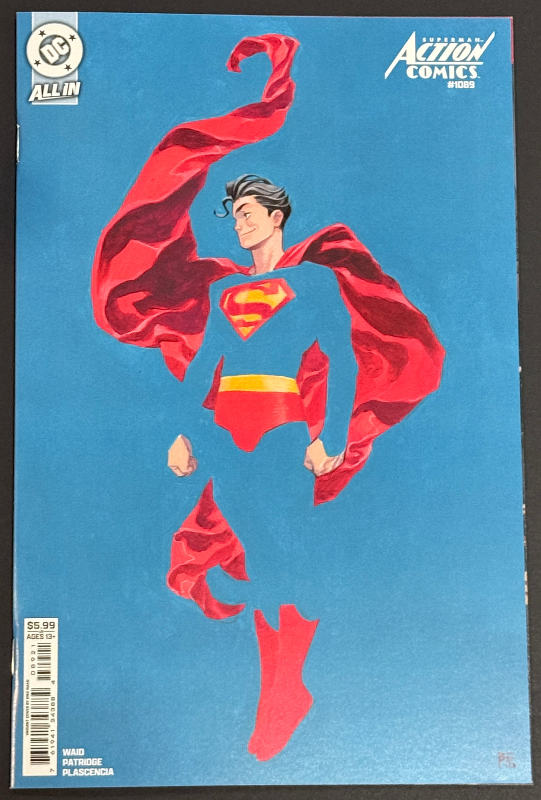 Action Comics #1089 Dike Ruan colour bleed Card Stock variant