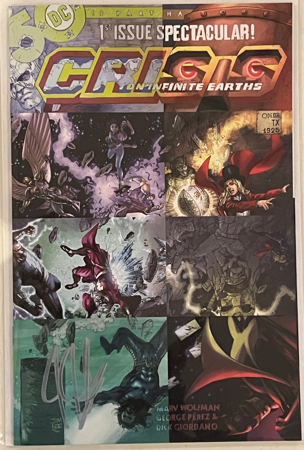 Dark Crisis #1 Jim Lee Homage card stock variant signed by Joshua Williamson