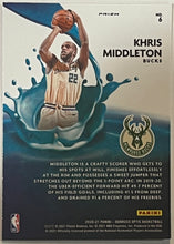 Load image into Gallery viewer, Khris Middleton #6 2020 Panini Donruss Optic Splash prizm
