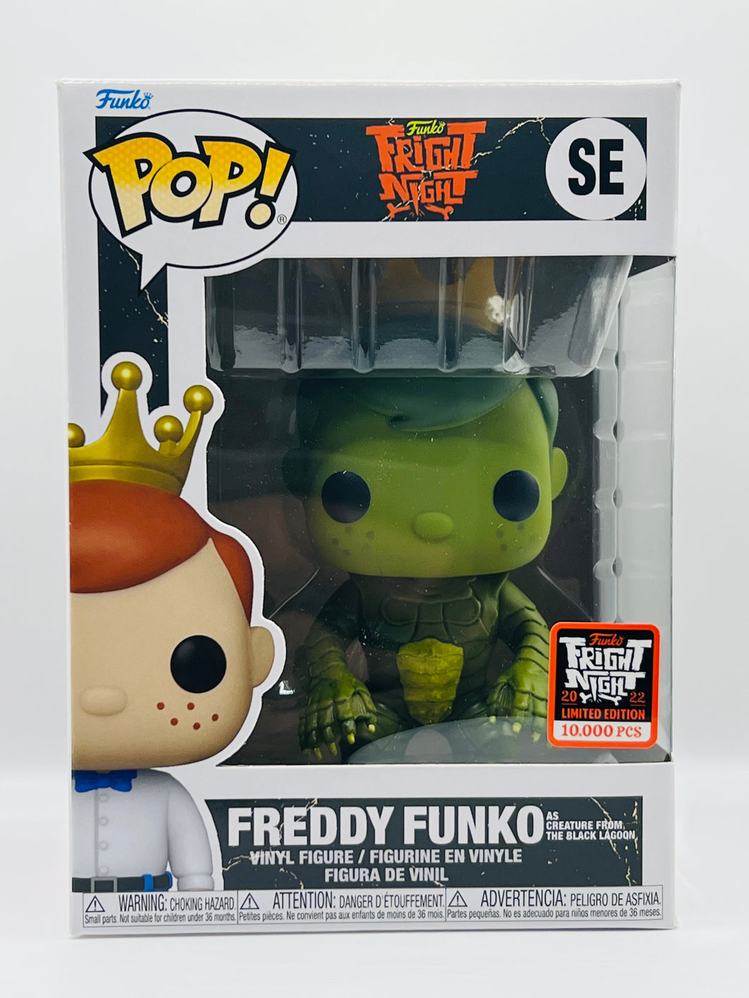 Freddy Funko as creature from the black lagoon SE Fright Nights 2022 Funko Pop limited to 10,000 pcs