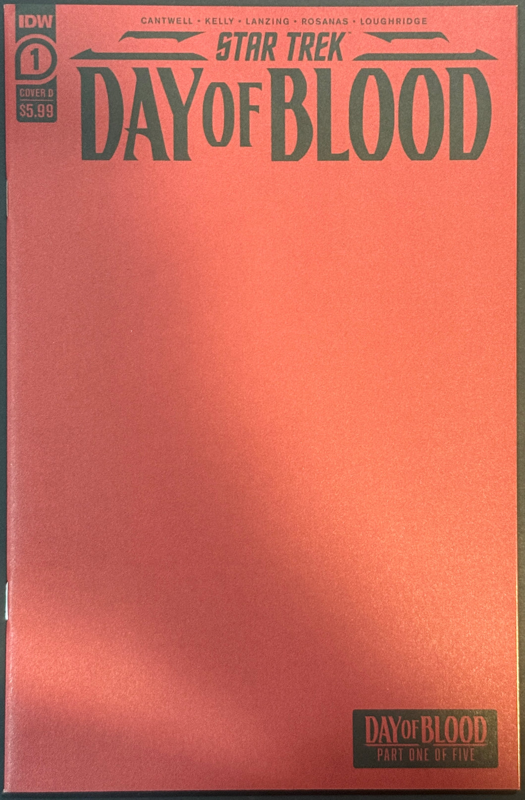 Star Trek : Day of Blood #1 (Blood Red blank cover)