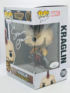 Kraglin 1209 Guardians of the Galaxy Vol. 3 funko pop signed by Sean Gunn in white paint pen