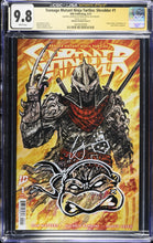 Load image into Gallery viewer, CGC x JSA 9.8 TMNT : Shredder #1 Camron Johnson Trade Exclusive signed and sketched by Camron Johnson

