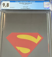 Load image into Gallery viewer, CGC 9.8 Absolute Superman #1 Insignia Foil Edition
