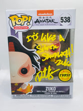 Load image into Gallery viewer, Zuko 538 Avatar : The Last Airbender Chase funko pop signed by Dante Basco with quote
